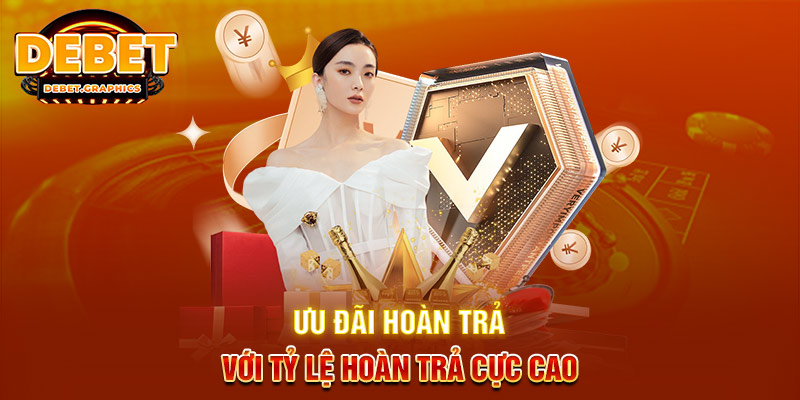 Ưu đãi hoàn trả với tỷ lệ hoàn trả cực cao