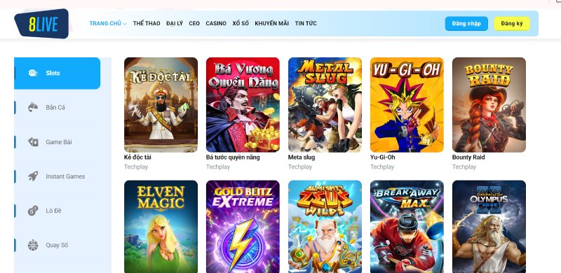 Sân chơi đẳng cấp 8LIVE